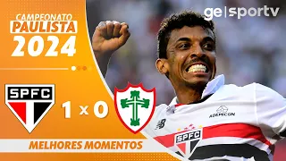 SÃO PAULO 1 X 0 PORTUGUESA | MELHORES MOMENTOS | CAMPEONATO PAULISTA 2024 | ge.globo