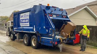 LRS CCC Heil Rear Loader Garbage Truck on a Former Roy Strom Route