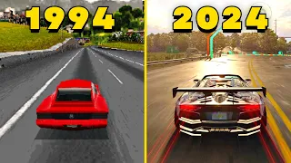 Evolution of Need for Speed Games 1994-2023