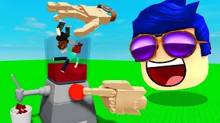 GIOCHIAMO A ROBLOX IN REALTÀ VIRTUALE MA FRULLIAMO PERSONE!!!