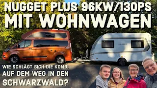 With the FORD NUGGET PLUS HD 96KW/130PS and Trailer to the Black Forest | Does it break down???