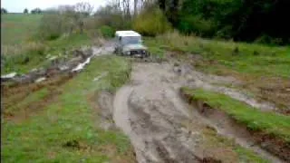 Whaddon Apr09 Driving Through The Muddy Water