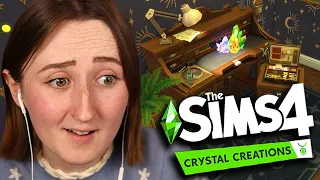 building with crystal creations in the sims!