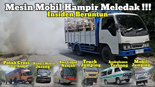 Mesin Truck Hampir Meledak || Hari Ini Terjadi Insiden Beruntun Di Batu Jomba