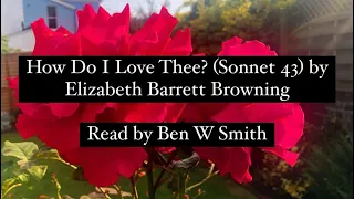How Do I Love Thee? (Sonnet 43) by Elizabeth Barrett Browning (read by Ben W Smith)