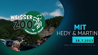 Weisser Zoo mit Hedy & Martin am 28. Juli 2023 2180p UHD