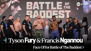 👀 FACE-OFF! | Tyson Fury and Francis Ngannou come face to face for #BattleOfTheBaddest 🔥