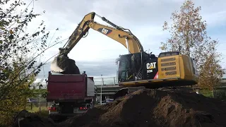 CATERPILLAR 329E IN ACTION