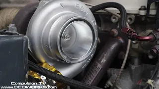 CRAZY LOUD Single Turbo Spool 2JZ T51R Mod Toyota Supra - GTX3582 2Step Spool Up Testing #shorts
