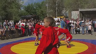 Показательные выступления юных самбистов 8 мая 2021 г. в Волгограде. СШОР № 16 г. Волгограда