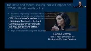 Evaluating the impact of telehealth on costs, access and quality