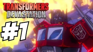 Transformers Devastation Gameplay Walkthrough Part 1 Let's Play Playthrough Review 1080P 60 FPS