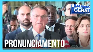 Jair Bolsonaro se pronuncia sobre manifestações de caminhoneiros