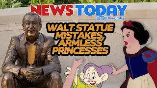 Botched Walt Statue, Dopey Rips Off Snow White's Arm, Disney Delays a Corn Dog Kiosk