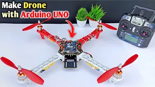 How to make Drone with Arduino | How to make drone at home | DIY Arduino Drone