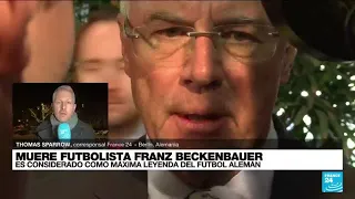 Informe desde Berlín: leyenda del fútbol alemán Franz Beckenbauer falleció a los 78 años