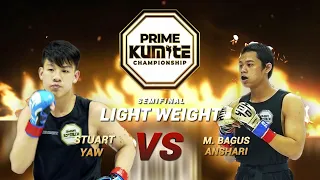 Semifinal 1 Lightweight:  Stuart Yaw vs M.  Bagus Anshari