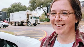 I barely grabbed all this vintage perfume and jewelry before the trash truck showed up!!