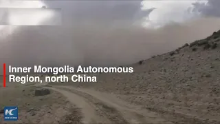 Massive dust storm sweeps China's Inner Mongolia
