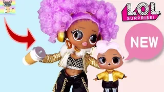 New OMG LOL Surprise Winter Disco 24K DJ & Lil Sister DJ Dolls Toy Unboxing Video