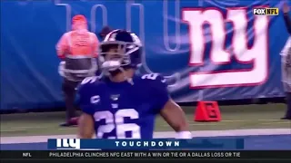 The Two Fastest Runs of Saquon Barkley's NY Giants career