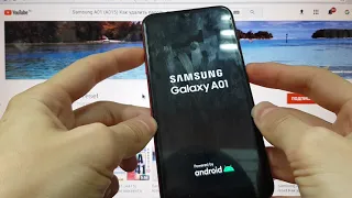 Samsung A01 (A015) Hard reset Как удалить пароль, пин код, графический ключ. Сброс настроек.