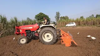 ये तो मारेगा किसान को 11.4 लीटर डिजल लिया 1 घंटे मे Swaraj 963 FE tractor with 7 feet rotavator