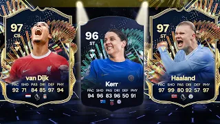 OMG I PACKED THE BEST 96 RATED  TOTS AND MANY MORE FROM MY SAVED PACKS EA FC 24 *MUST SEE*