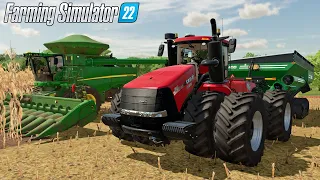 FINALIZANDO A MEGA COLHEITA DO MILHO || RECANTO DA ALVORADA || FARMING SIMULATOR 22 || #252 G29