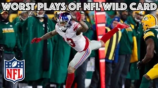 Worst Plays | NFL Wild Card Highlights