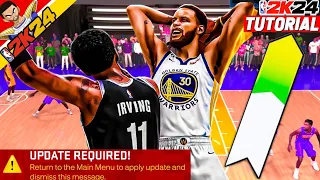 THE NEW DUNKING METER IS O.P ON NBA 2K24 ! DUNKING METER IS BIGGER ( NBA 2K24 PATCH 4 )