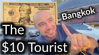 The 10 Dollar Tourist in Bangkok, Thailand 2022. What To do in Bangkok From Asok BTS station.