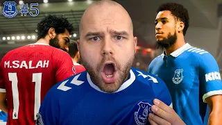 Everton Mot Europa #5 - Mitt första Merseyside Derby!!