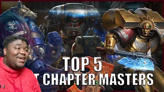 (Twins React) to Top 5 Most Powerful Chapter Masters / WarHammer 40K Lore REACTION