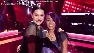 Jessie J sings her hit 'Do it Like a Dude' with contestant Damielou Shavelle (The Voice Australia)