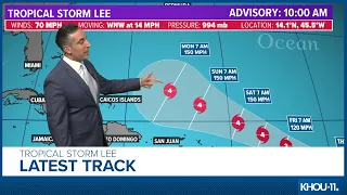 Tropical update: Lee expected to become 'extremely dangerous major hurricane'