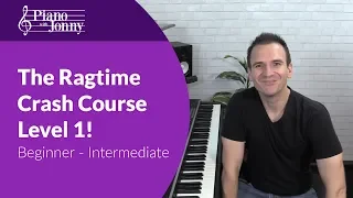 Ragtime Piano CRASH COURSE for Beginners!  Rag Rolls, Stride Bass, & More w/ Jonny May