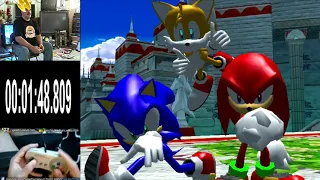 SONIC HEROES - TEAM SONIC SPEEDRUN IN 5:51 BY TODD ROGERS !? (#1 IN THE WORLD)