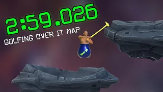 Getting Over It - Golfing Over It Map in 2:59.026