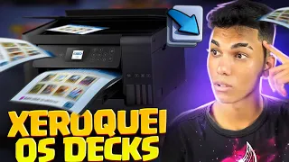 COPIEI O DECK DOS MEUS OPONENTES APÓS CADA PARTIDA NO CLASH ROYALE🖨️