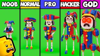 LEGO Pomni from The Amazing Digital Circus 2: How to Build 5 Versions!