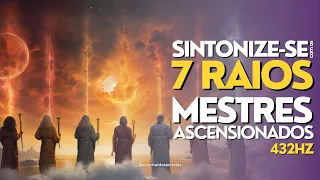 Music to connect with the energies of the 7 Rays of the Ascended Masters (432hz)