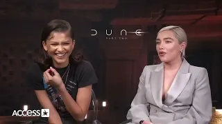 Zendaya & Florence Pugh Love on Timothèe Chalamet