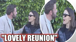 Ben Affleck caught by paparazzi bonding with ex-wife Jennifer Garner again in Santa Monica.