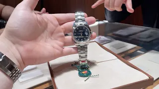 Dubai Rolex Datejust blue dial diamonds VLOG + Breitling new Superocean + JLC Polaris Date shopping