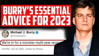 MICHAEL BURRY'S ADVICE FOR 2023: HOW TO INVEST IN THE MARKET CRASH & RECESSION!!