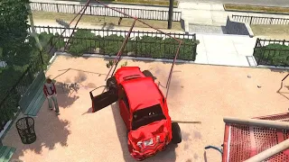 Swingset ripping cars to pieces GTA 4