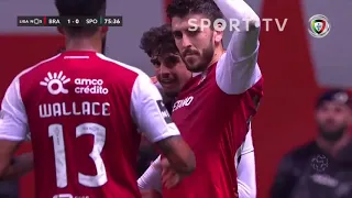 Goal | Golo Trincão: SC Braga (1)-0 Sporting (Liga 19/20 #19)