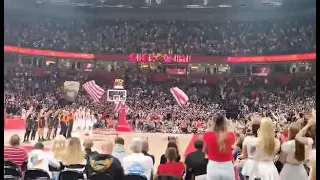 Crvena Zvezda fans welcoming the new season by signing louder than the #EuroLeague anthem