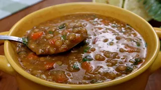 A Lentil soup recipe that's Easy, Delicious and Healthy!